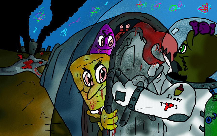 Spongebob Zombies By Dirtycolumbus Deviantart Fondos De Pantalla.