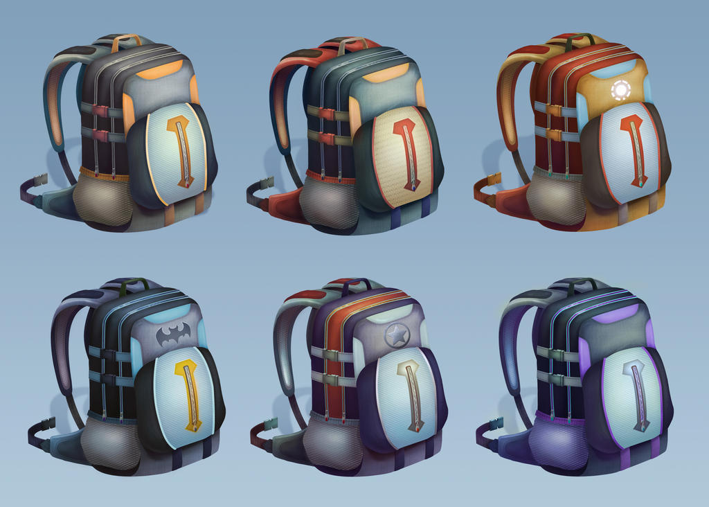 Character Design Backpack Backpack Designs by phathinh on DeviantArt