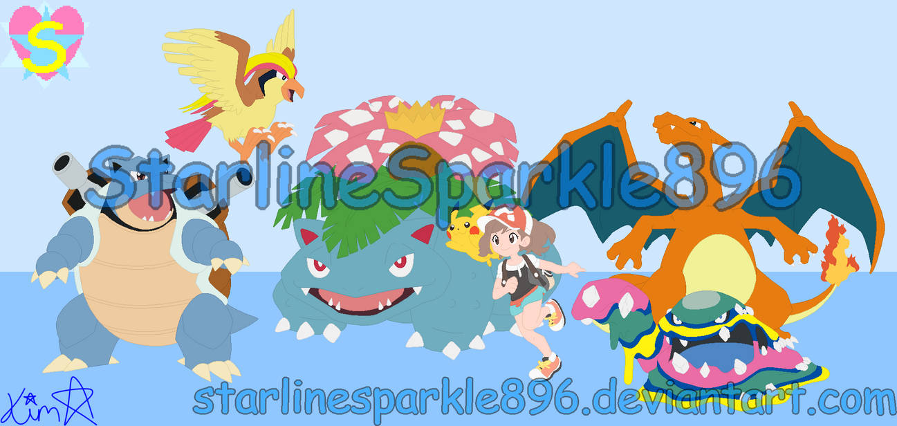 Kim's Kanto Pokemon Team (Let's Go Pikachu) by PikaSparkle485 on DeviantArt