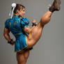 Muscular Power in Chun-Li s Pose