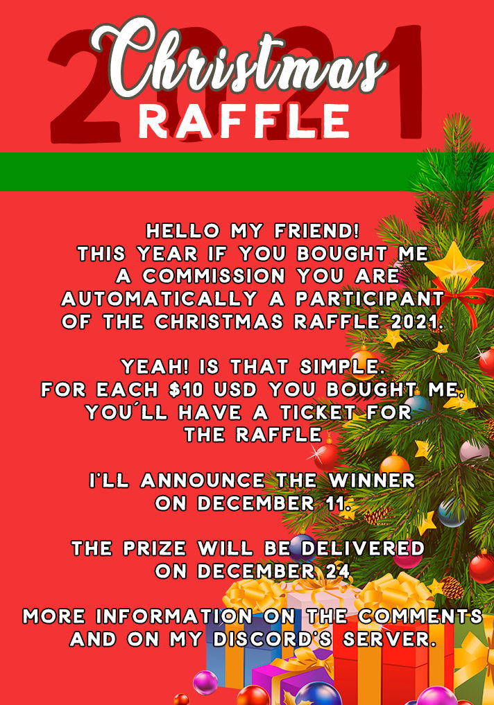 Christmas Raffle 2021 by SmoochyLover on DeviantArt
