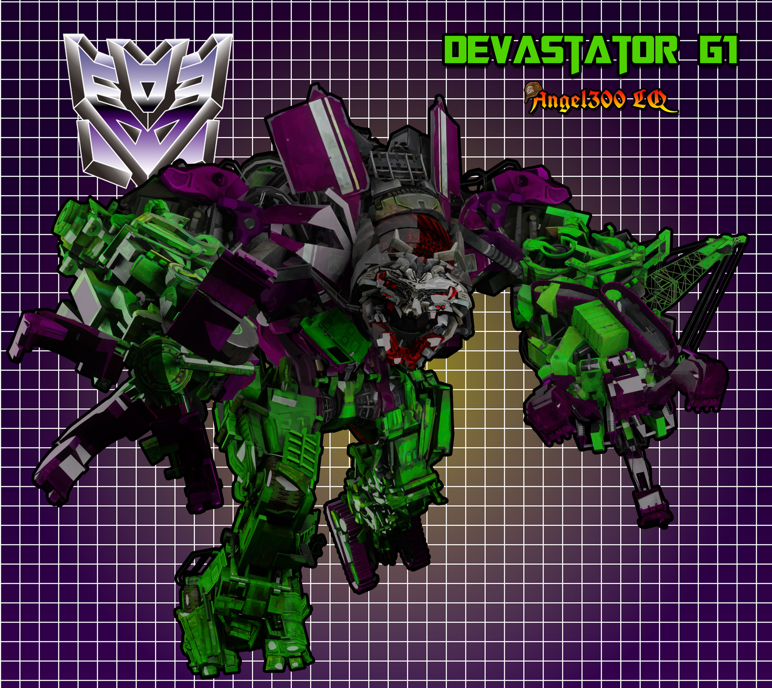 Devastator G1 TF ROTF Blender Render by Angel300LQ on DeviantArt
