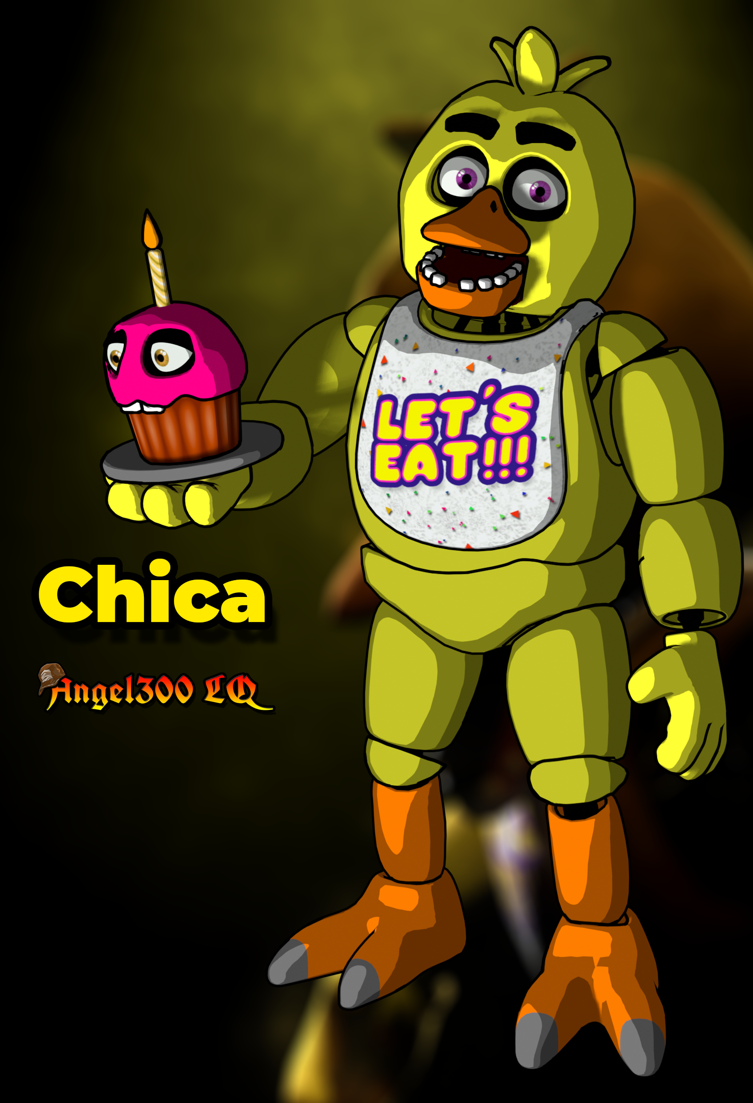 Chica FNAF 1 Toon Render By Angel300LQ On DeviantArt chica-fnaf-1-toon-render-by-angel300lq-on-deviantart