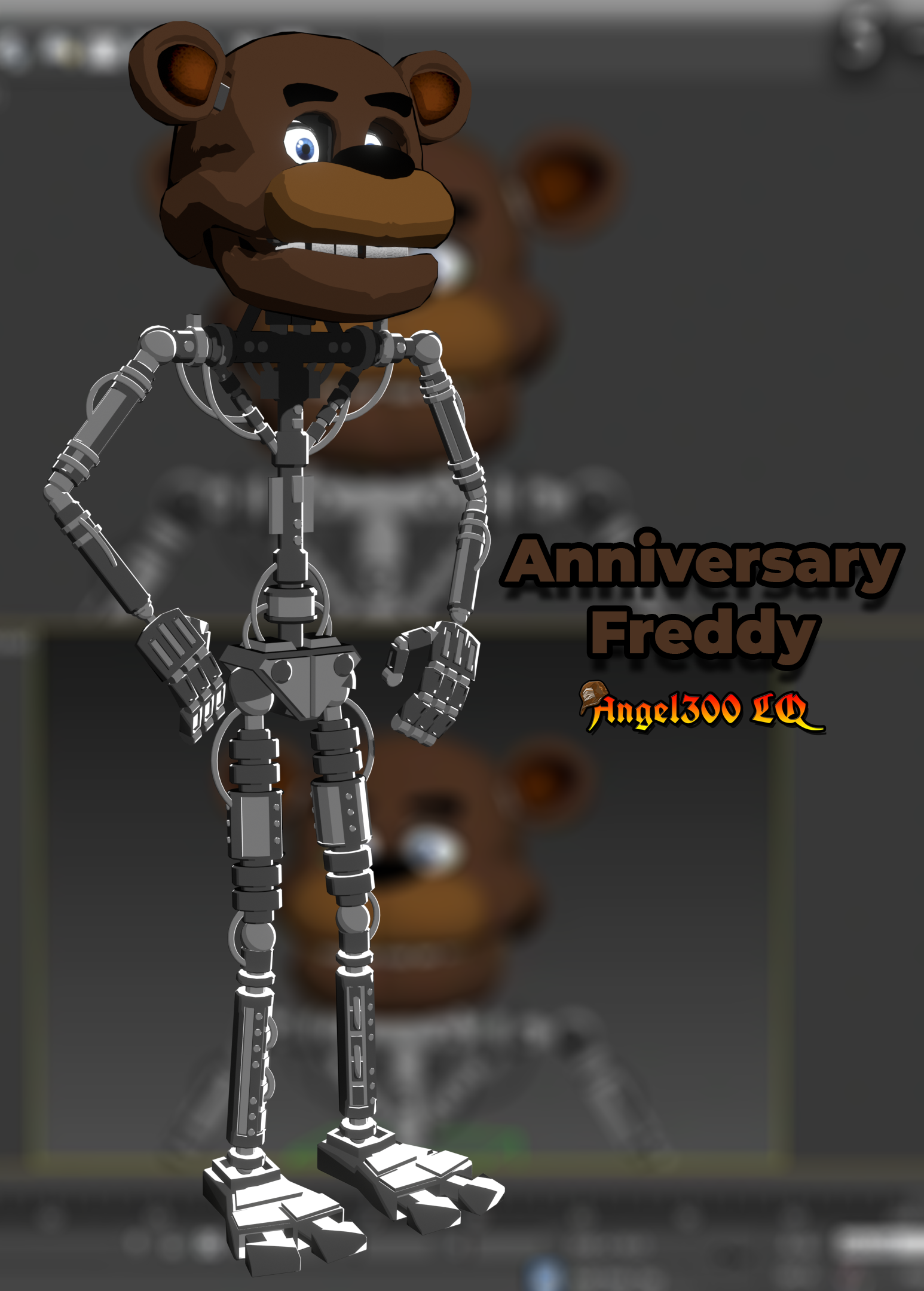 Corpse Freddy FNAF 1 Render Blender by Angel300LQ on DeviantArt