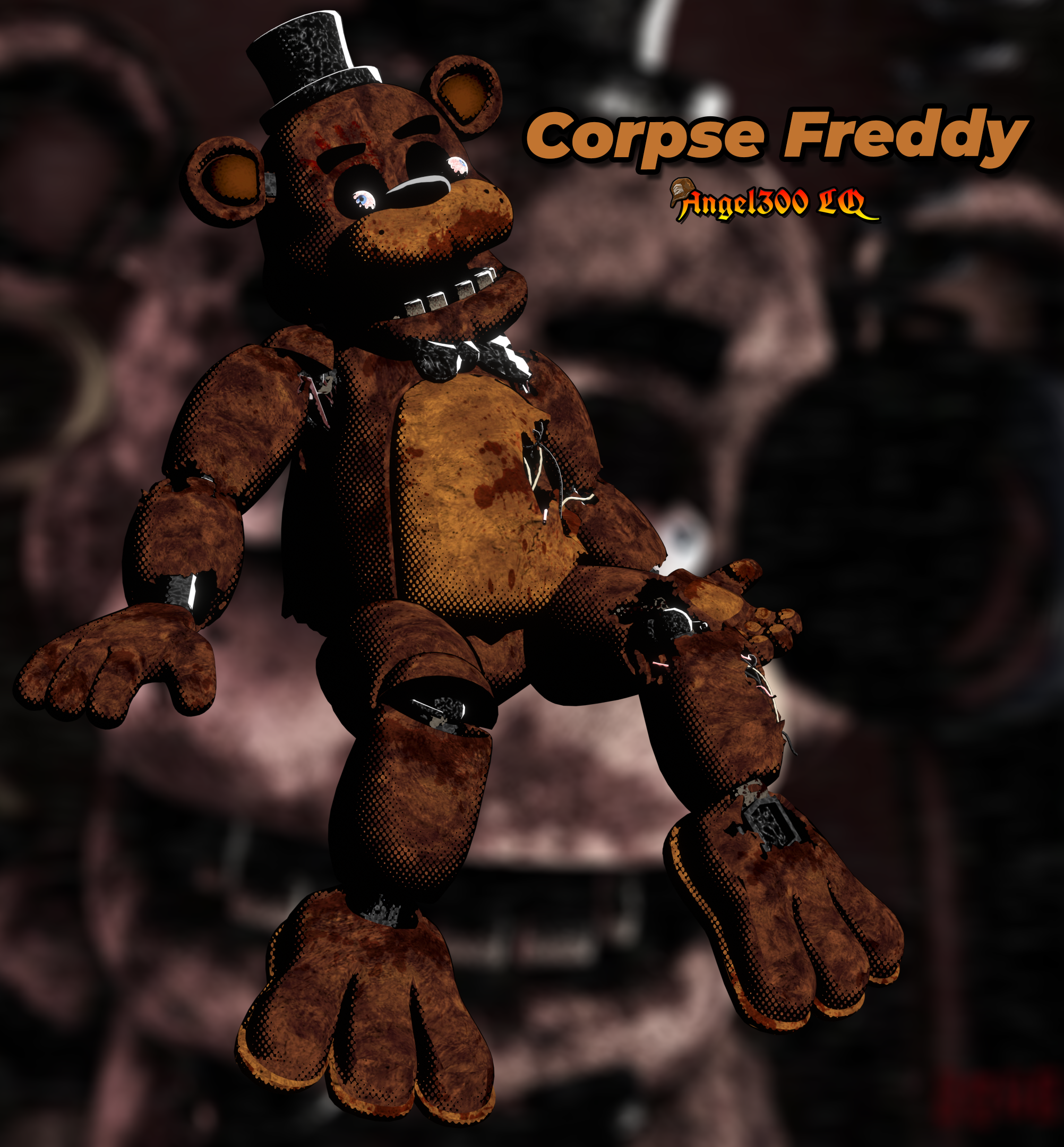 Corpse Freddy FNAF 1 Render Blender by Angel300LQ on DeviantArt