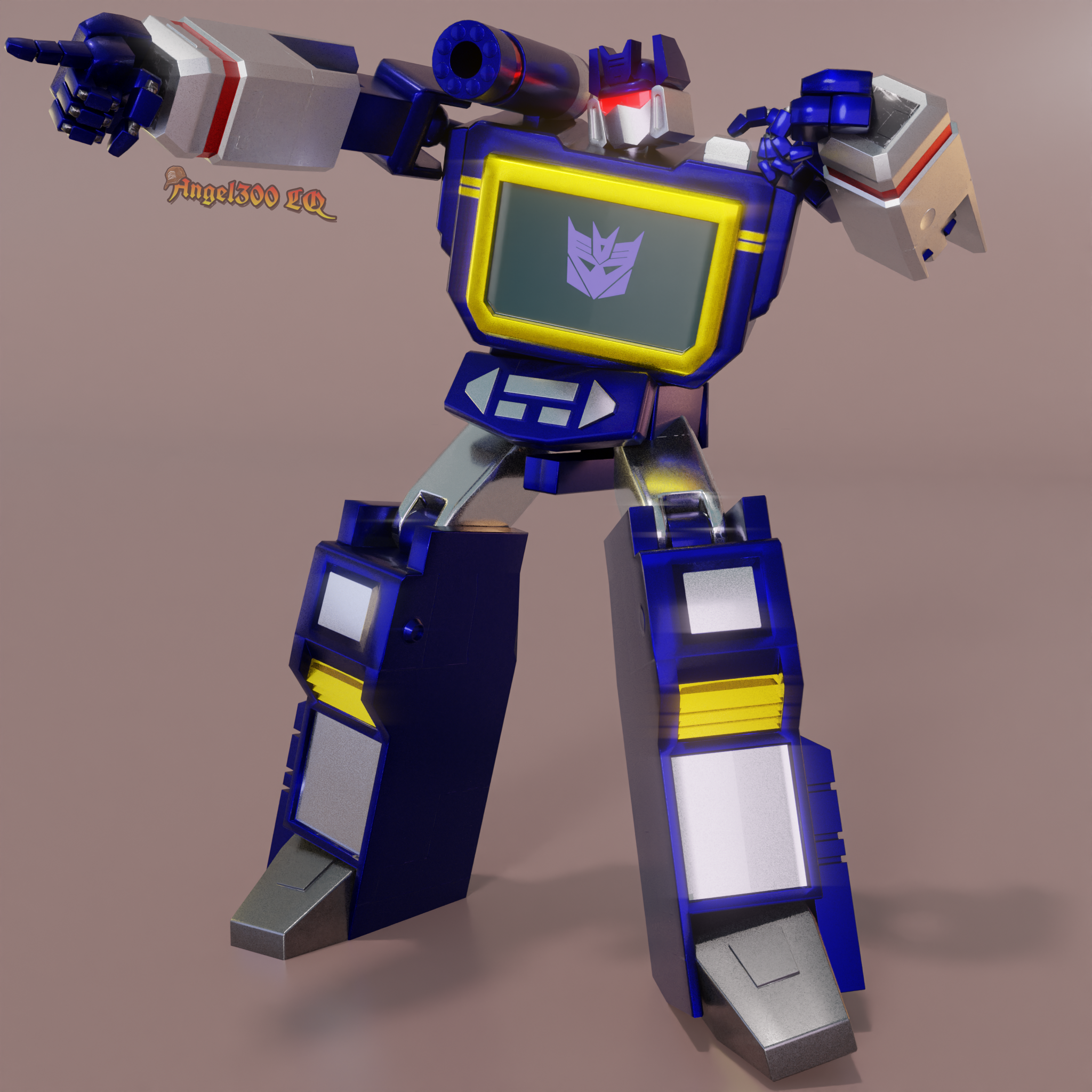 Soundwave Model Design Soundwave G1 Blender Model by Angel300LQ on DeviantArt