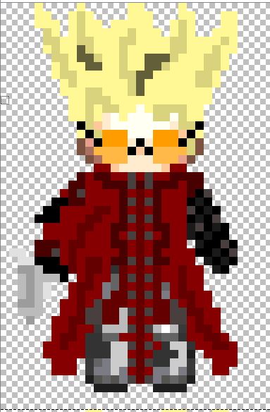 Vash the stamped pixil art