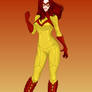 Mary Jane Watson cosplaying as Firestar 2