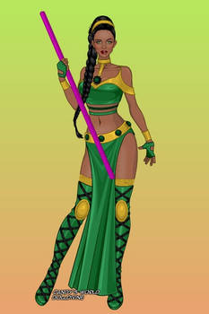 Mortal Kombat 9 - Jade Alternative Outfit