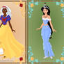 Disney Racebending: Snow White, Jasmine and Belle