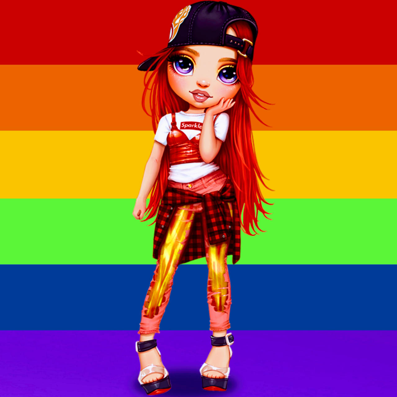 Rainbow High - Ruby Anderson Pride Edit by Jaz-Merigold on DeviantArt