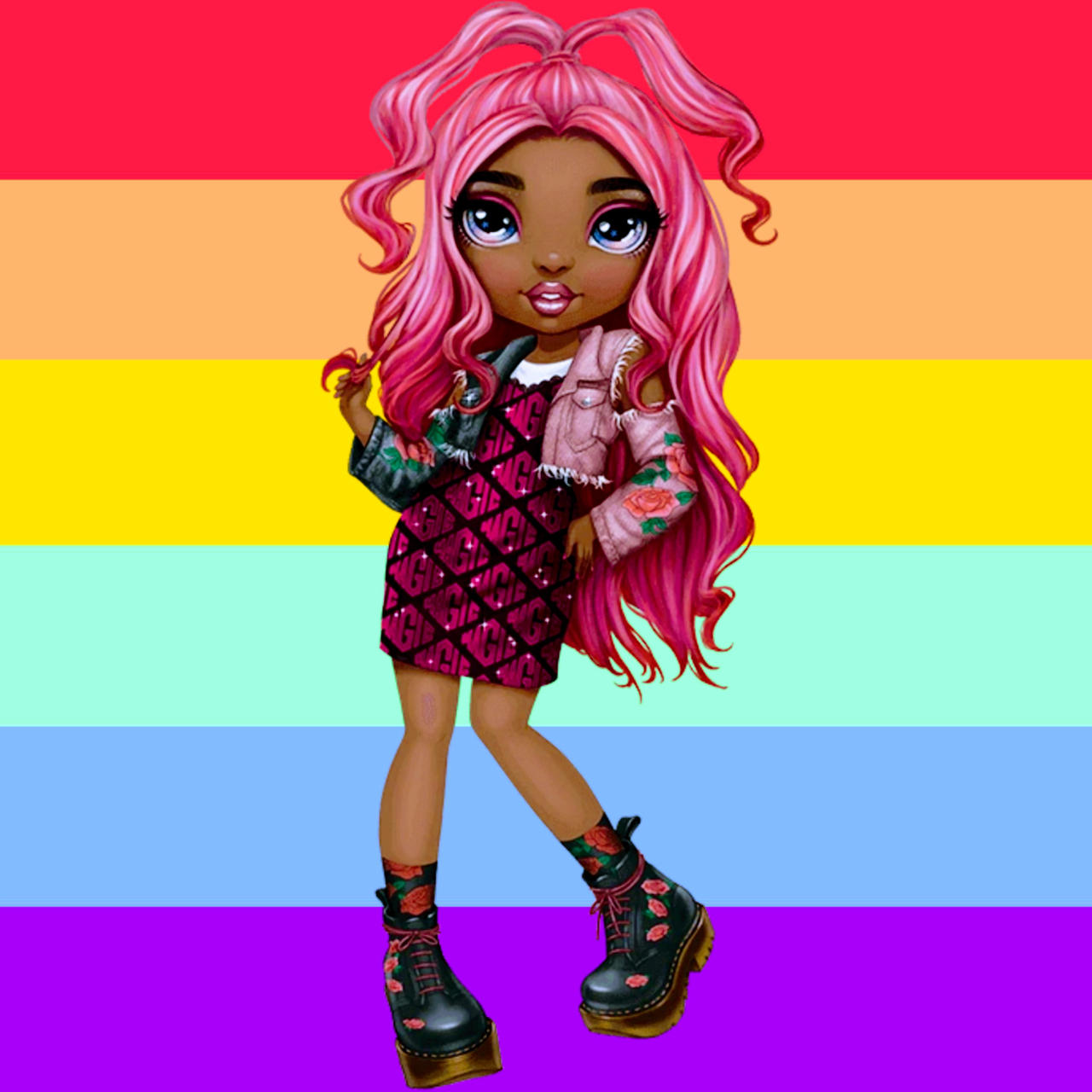 Rainbow High - Ruby X Violet by Jaz-Merigold on DeviantArt