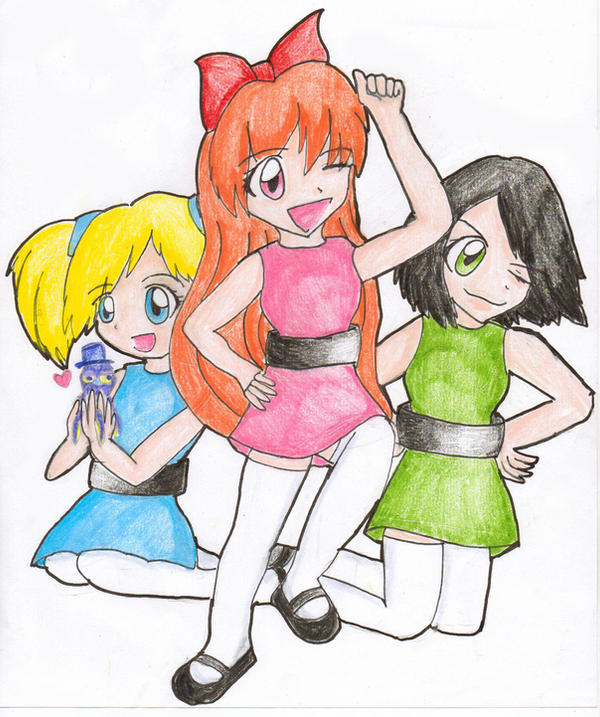 Powerpuff Style. Deviantart PowerPuff Girls: Anime Style by pikahsoo on DeviantArt