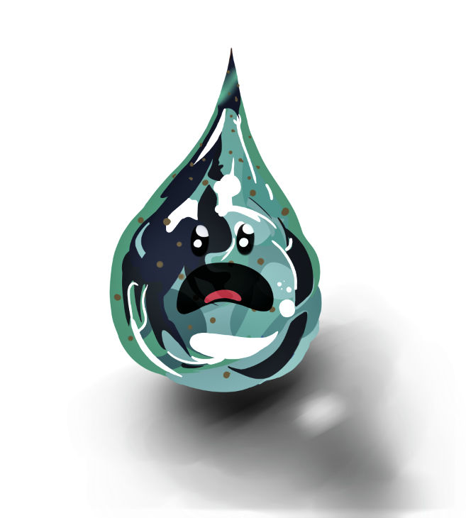 Water Drop with face by juli289 on DeviantArt