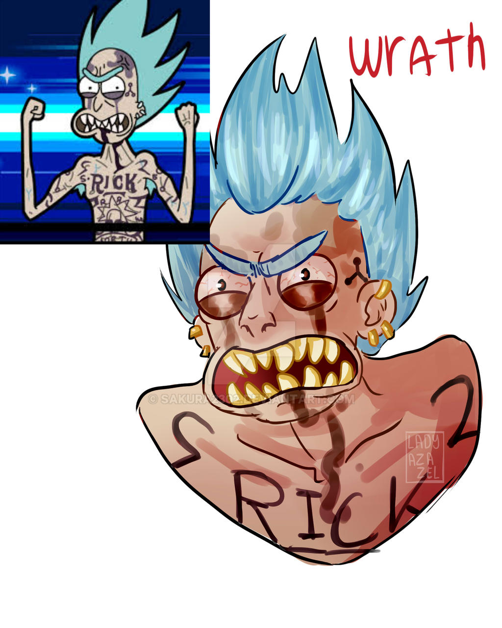 Deviled Rick - Wrath Rick - by Sakura2302 on DeviantArt