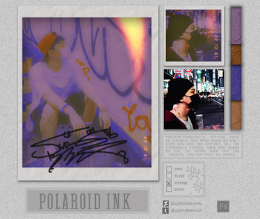 Polaroid Ink Effect -- (wiintermoon)