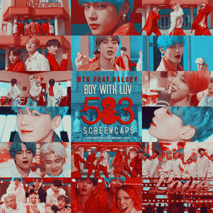 BTS feat. Halsey - Boy With Luv (Screencaps)