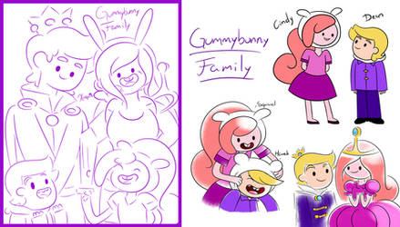 Gummybunny Family by Xcoqui