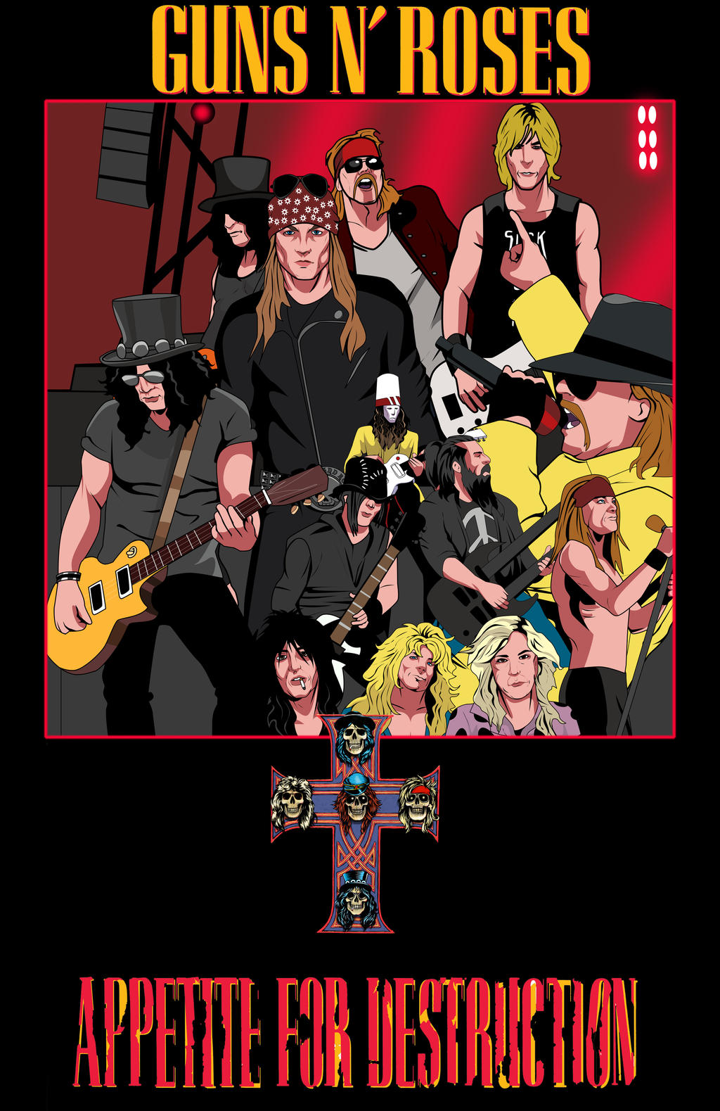 Guns N Roses Poster Contest by Jayfrihashim on DeviantArt