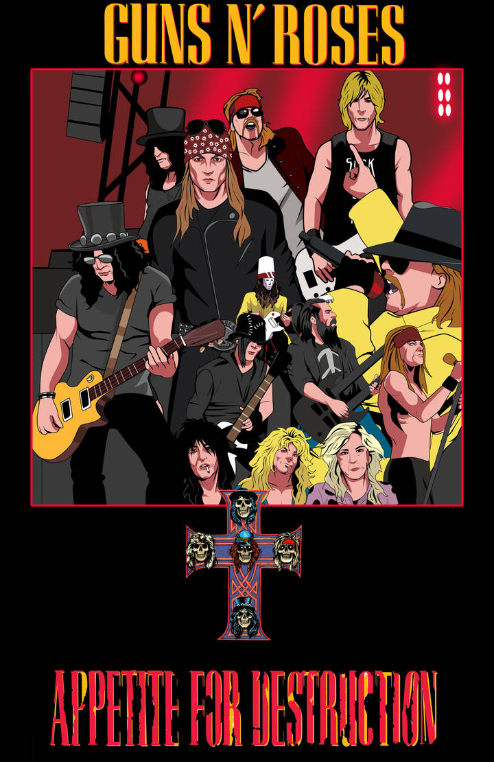 Guns N Roses Poster Contest by Jayfrihashim on DeviantArt
