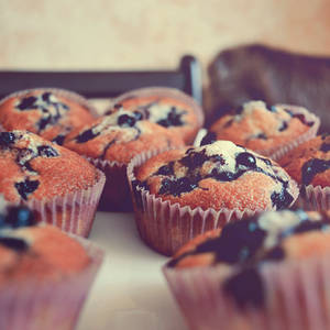 blueberry muffins