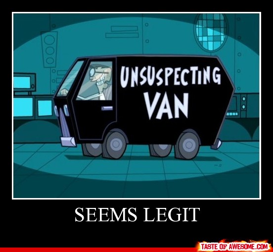 Unsuspecting Van