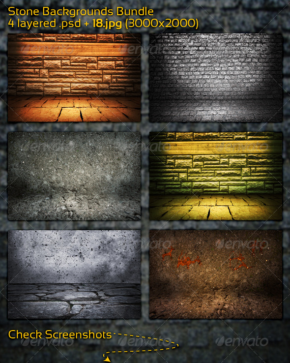 Stone Backgrounds Bundle