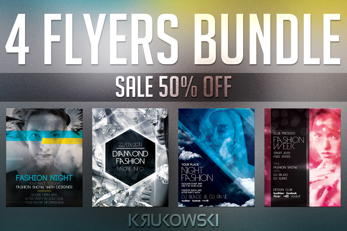 Fashion Flyer Templates Bundle