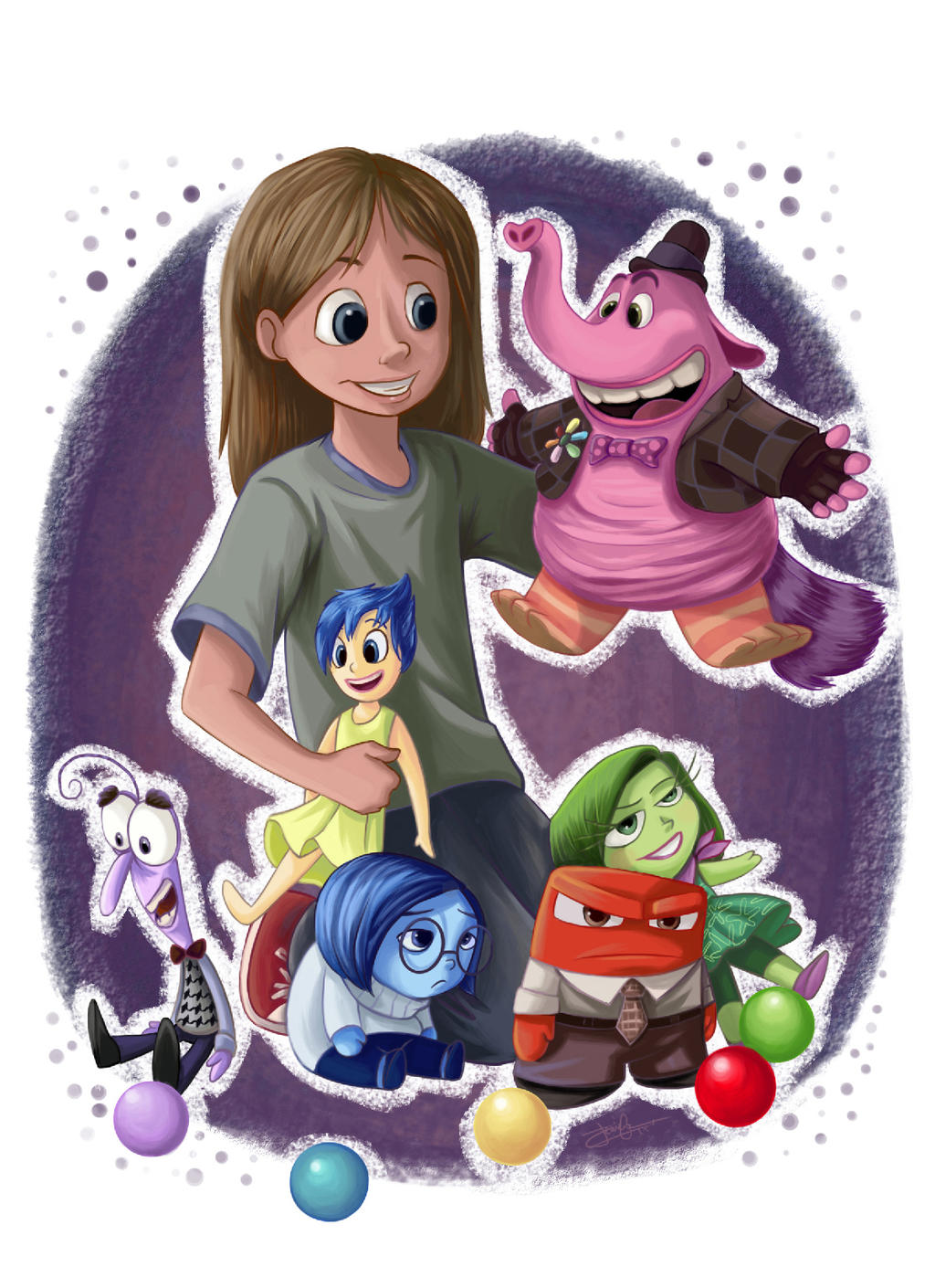 Inside Out Friends by JenniferTehArt on DeviantArt