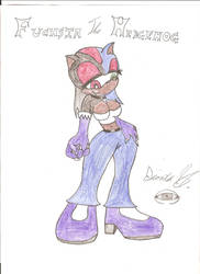 Fuchsia the Hedgehog Pose