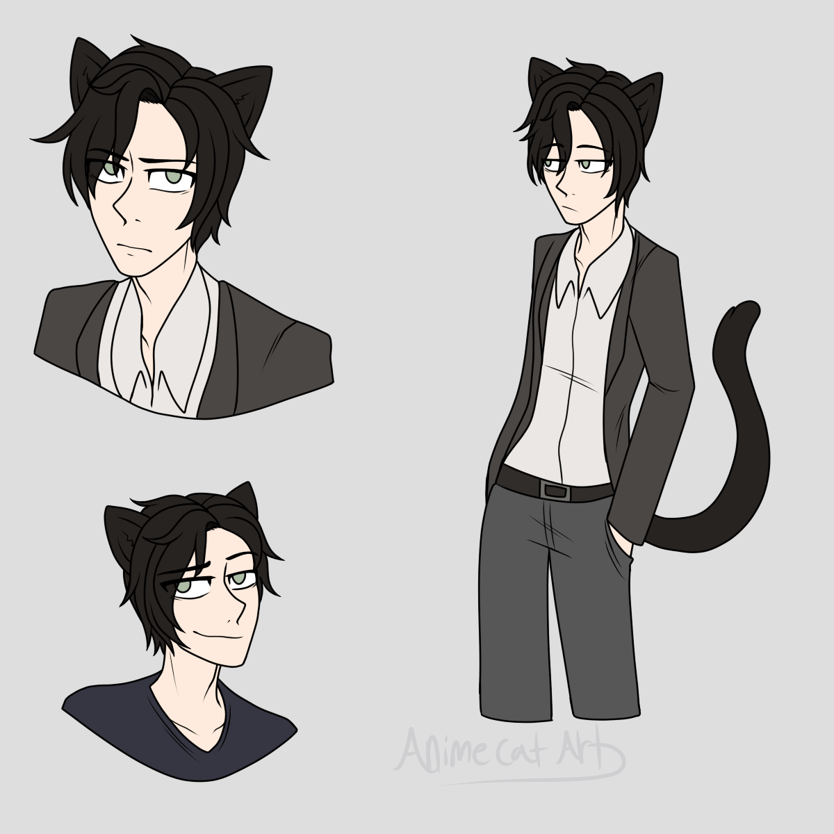 Cat Man Redesign by Anime-Cat-Art on DeviantArt