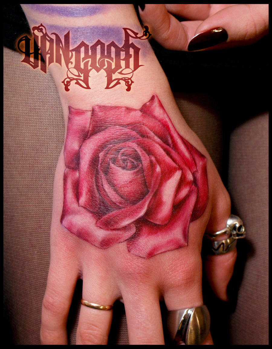 rose hand