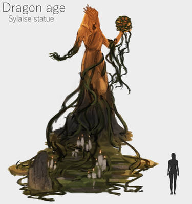 Vir Atish'an l Dragon Age Elven Goddess Sylaise Art Print 