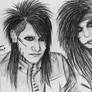 Ashley and Andy from Black Veil Brides