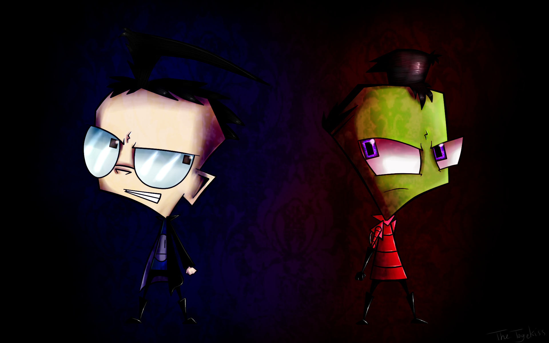 Dib and Zim I guess...
