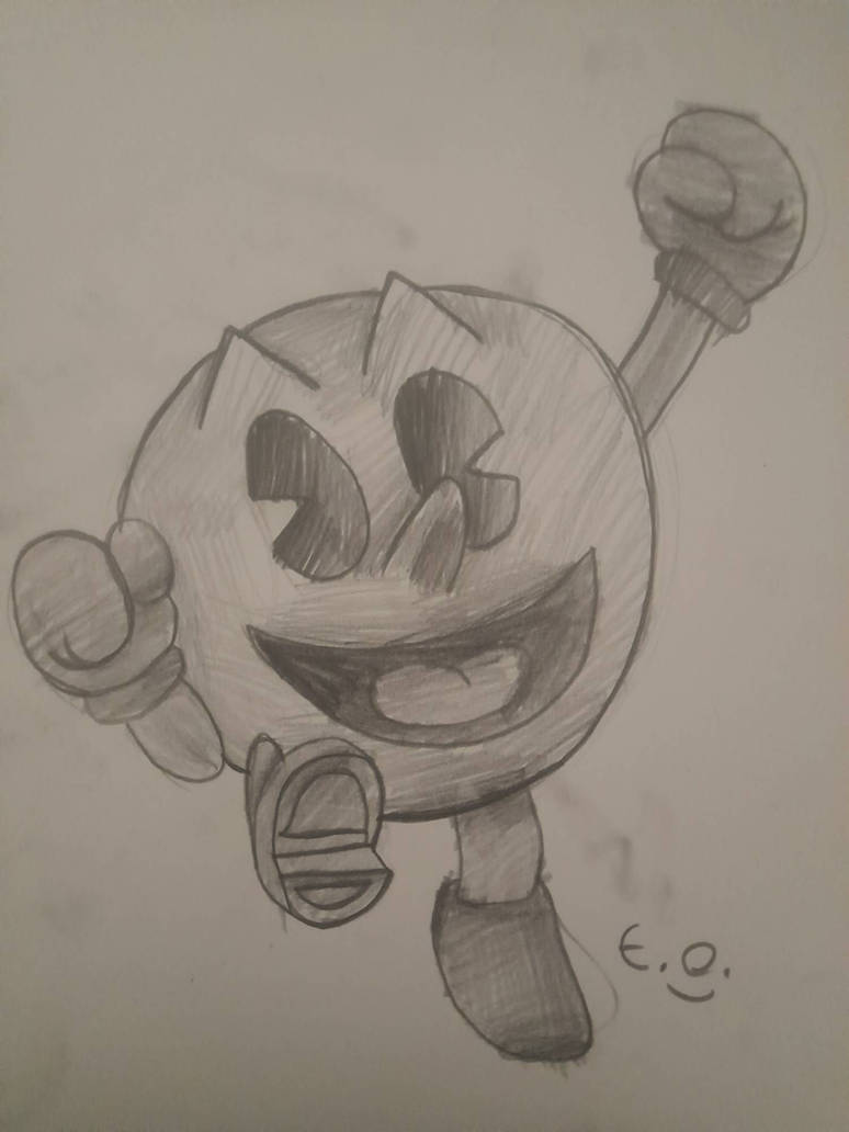 Directive Drawing Pac Man My sketch of Pac Man by EvyOriginalReturns on DeviantArt