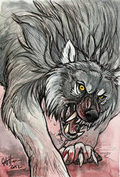 Color Sketch: Warg