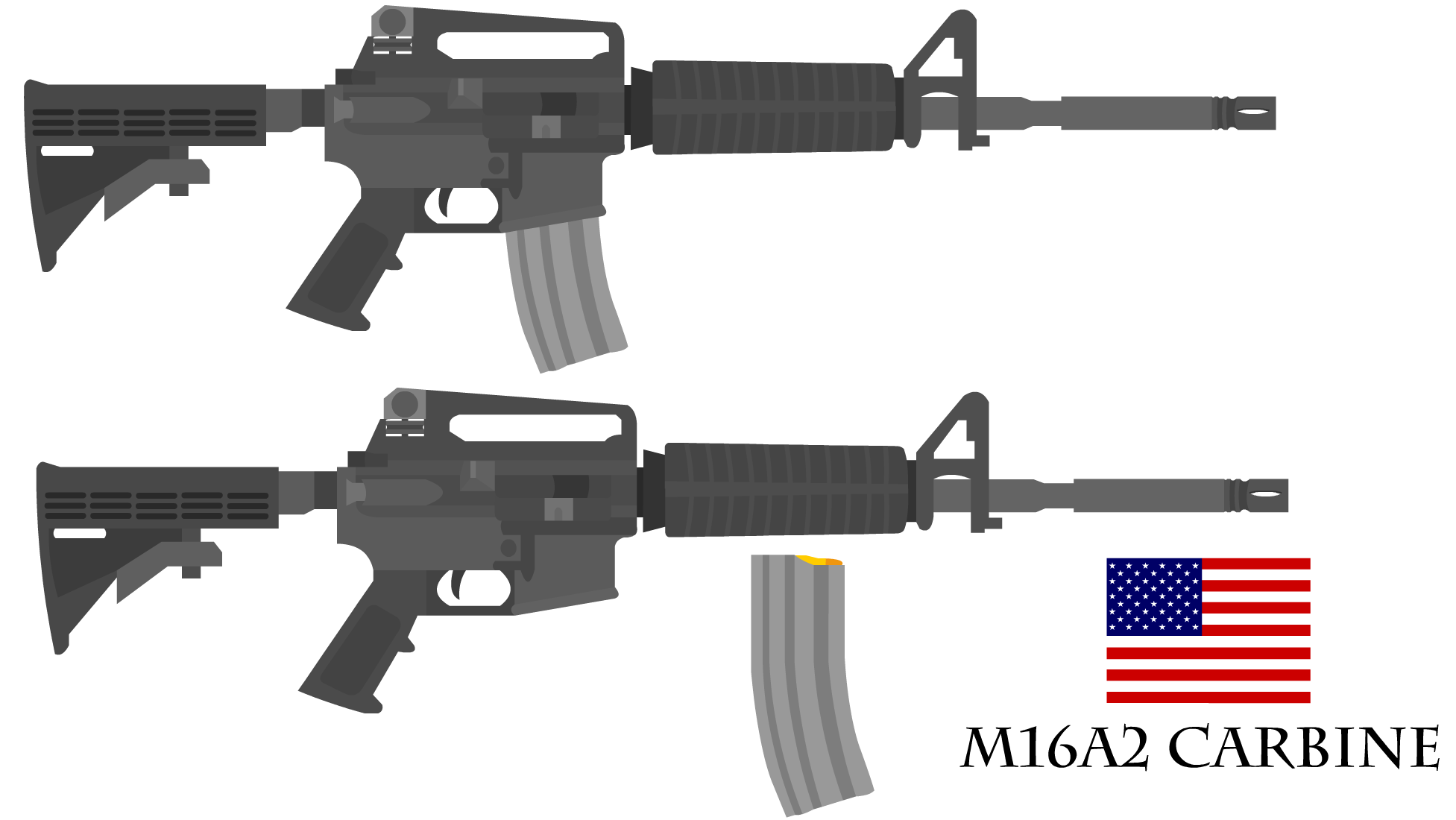 M16a2 Carbine by odedk00thegunmaster on DeviantArt
