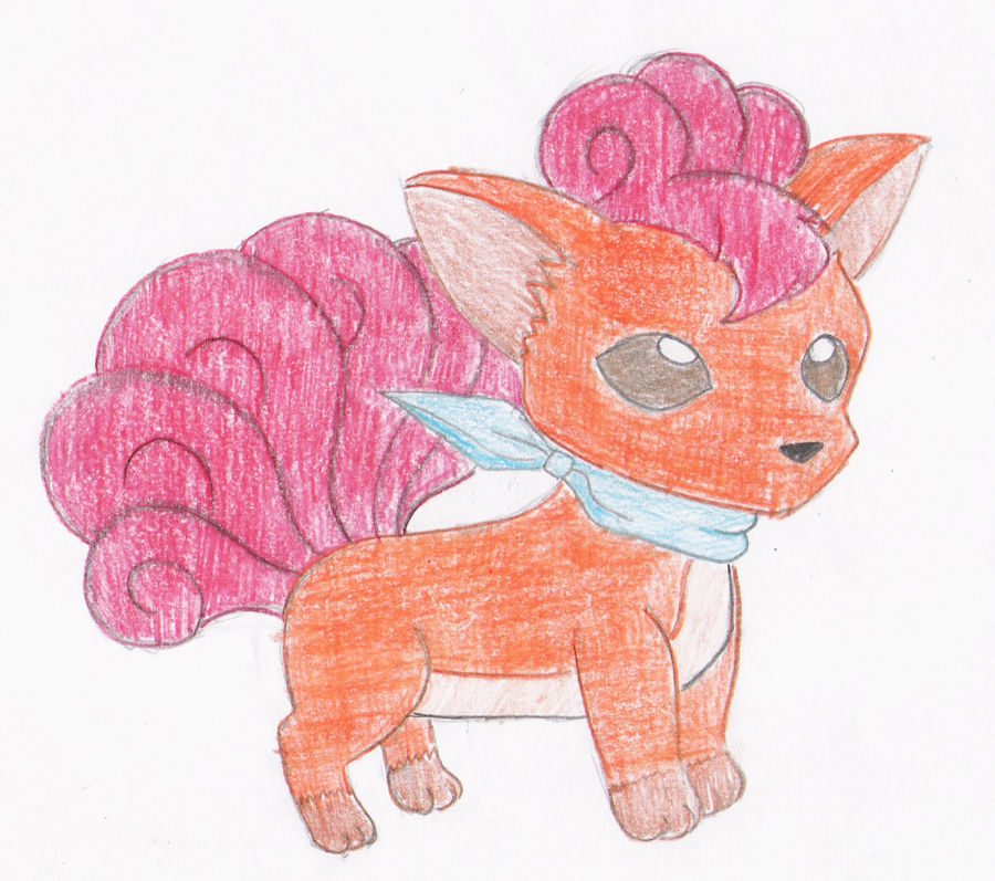 Pokemon: no.34 Vulpix by NewDeadmanInc on DeviantArt