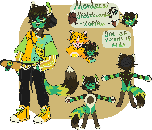 Mordecai Reference by Howabricks on DeviantArt