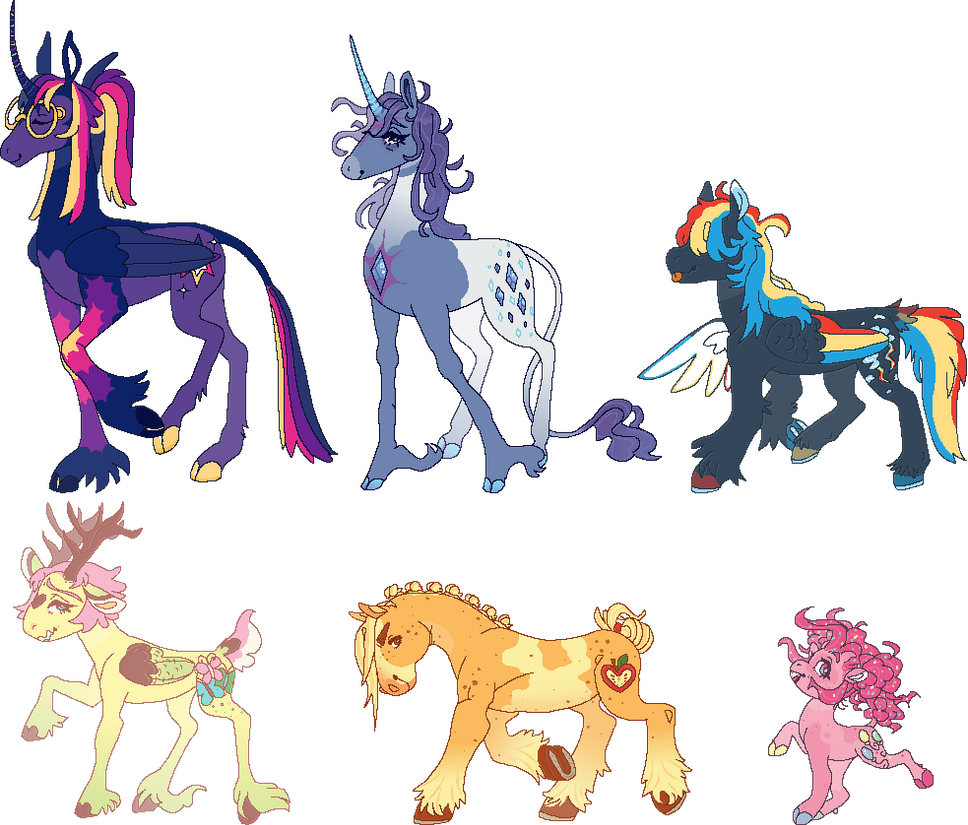 MLP Redesigns by Howabricks on DeviantArt