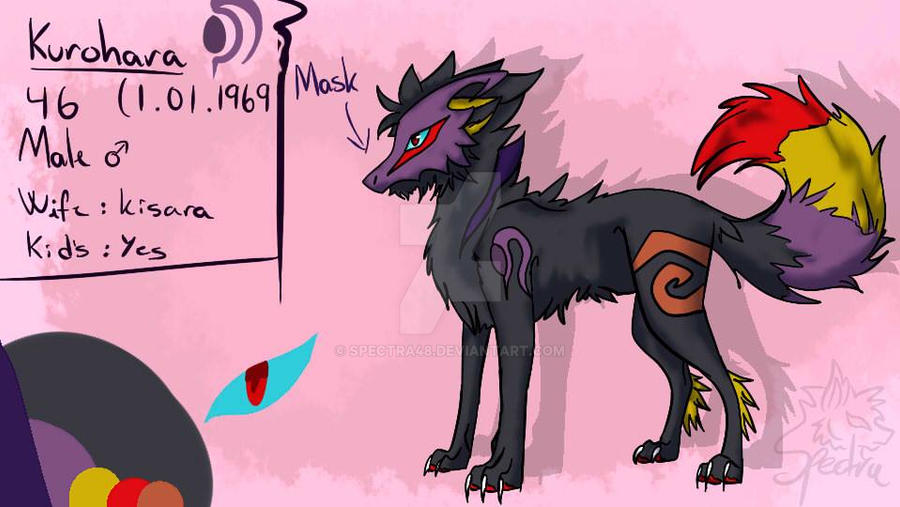 Deviantart Spectra48 Kurohara_ref_sheet by Spectra48 on DeviantArt
