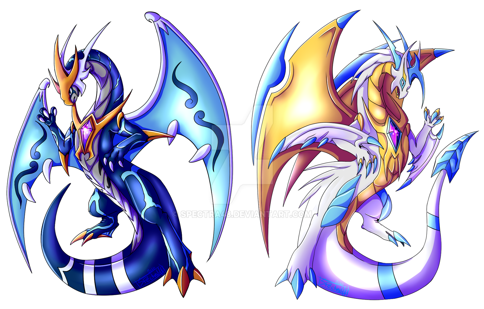 Deviantart Spectra48 Bakugan Oc // Azurey and Metzurey by Spectra48 on DeviantArt