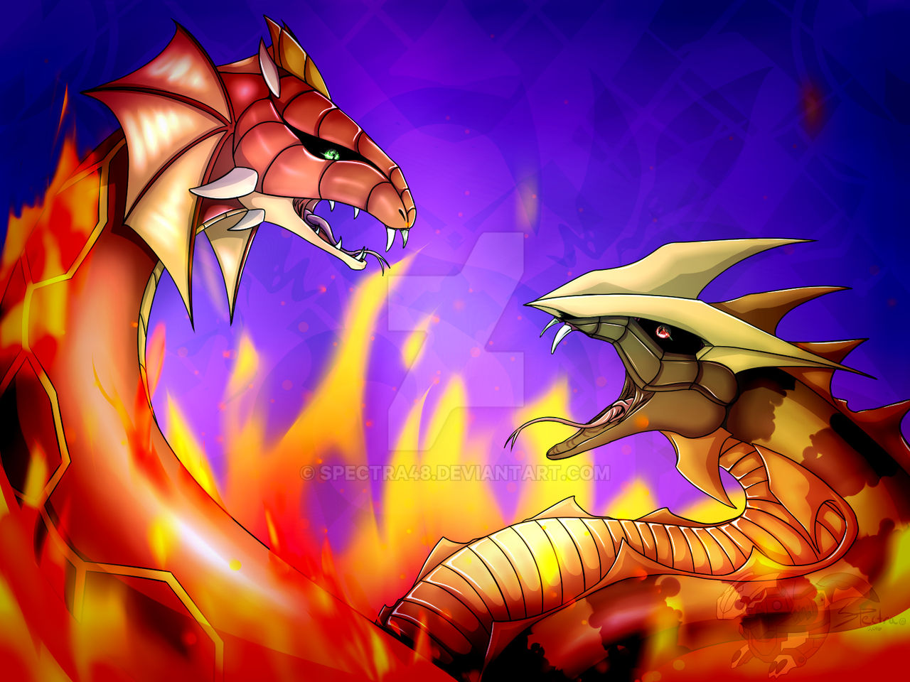 Deviantart Spectra48 Bakugan // Rattleoid and Serpenoid by Spectra48 on DeviantArt