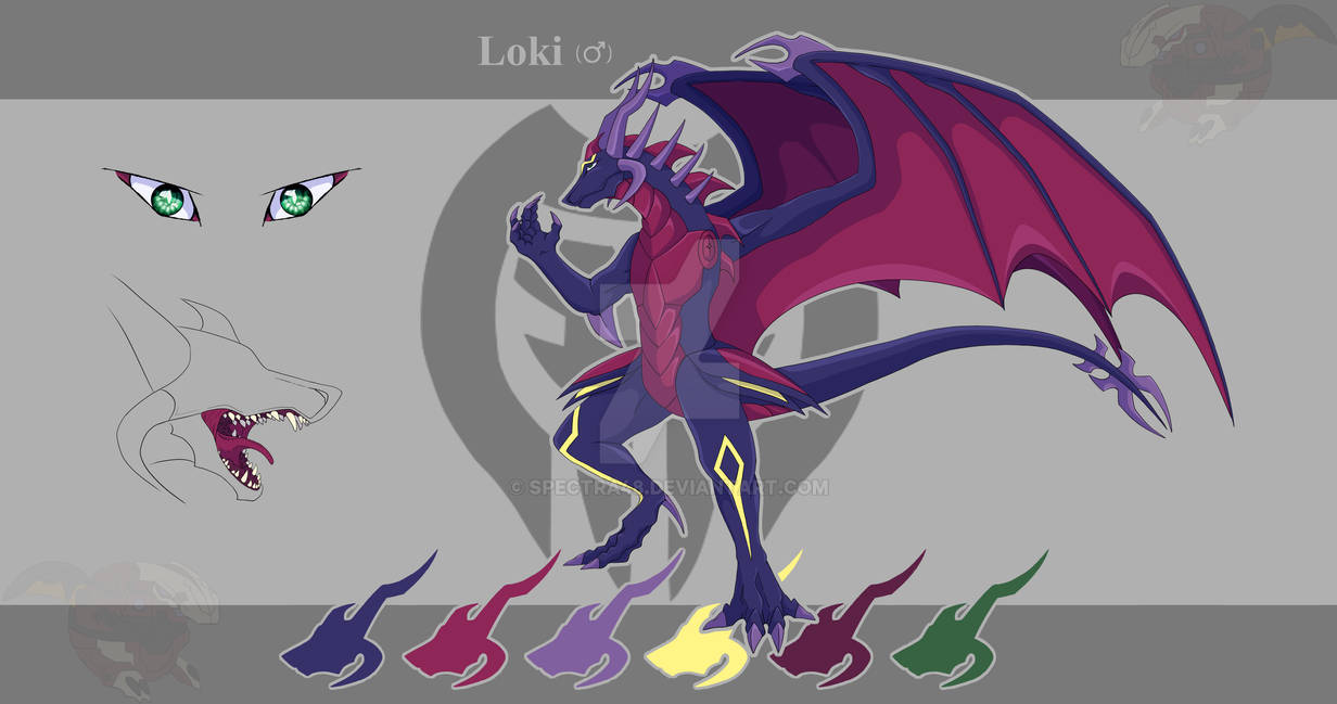 Deviantart Spectra48 Bakugan Oc / Loki by Spectra48 on DeviantArt