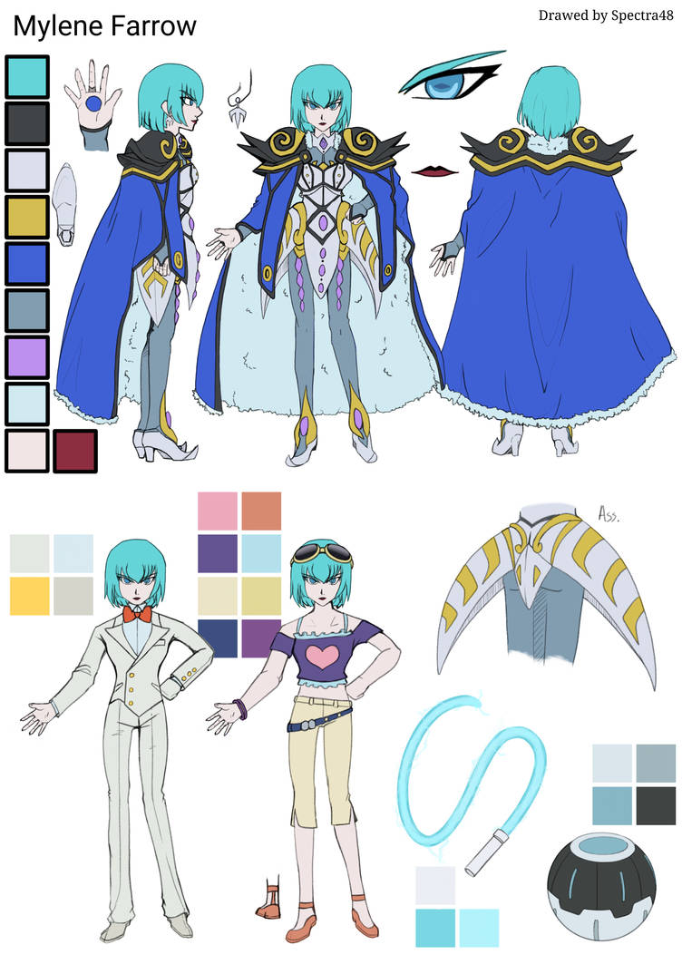 Deviantart Spectra48 Bakugan / Mylene Farrow by Spectra48 on DeviantArt