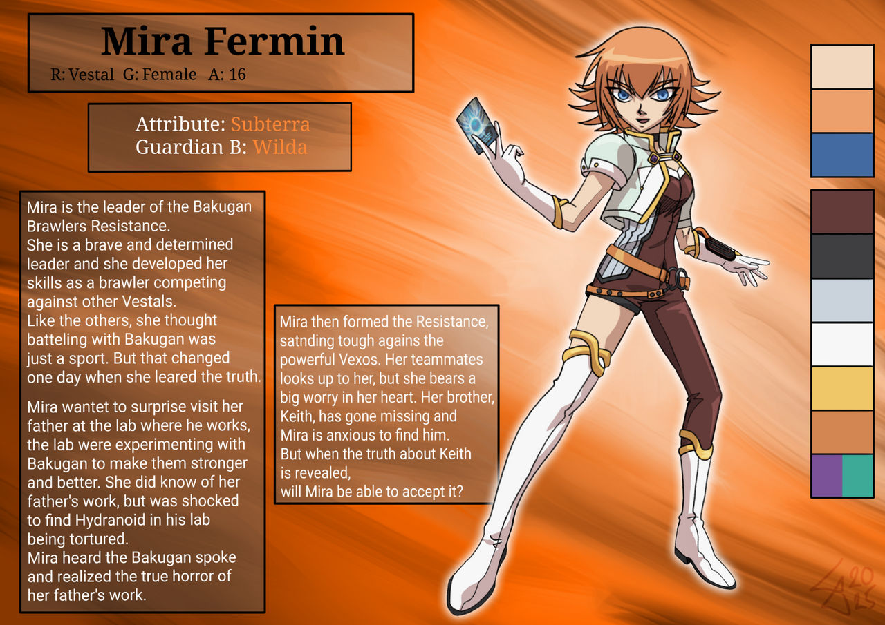Deviantart Spectra48 Bakugan / Mira Fermin by Spectra48 on DeviantArt