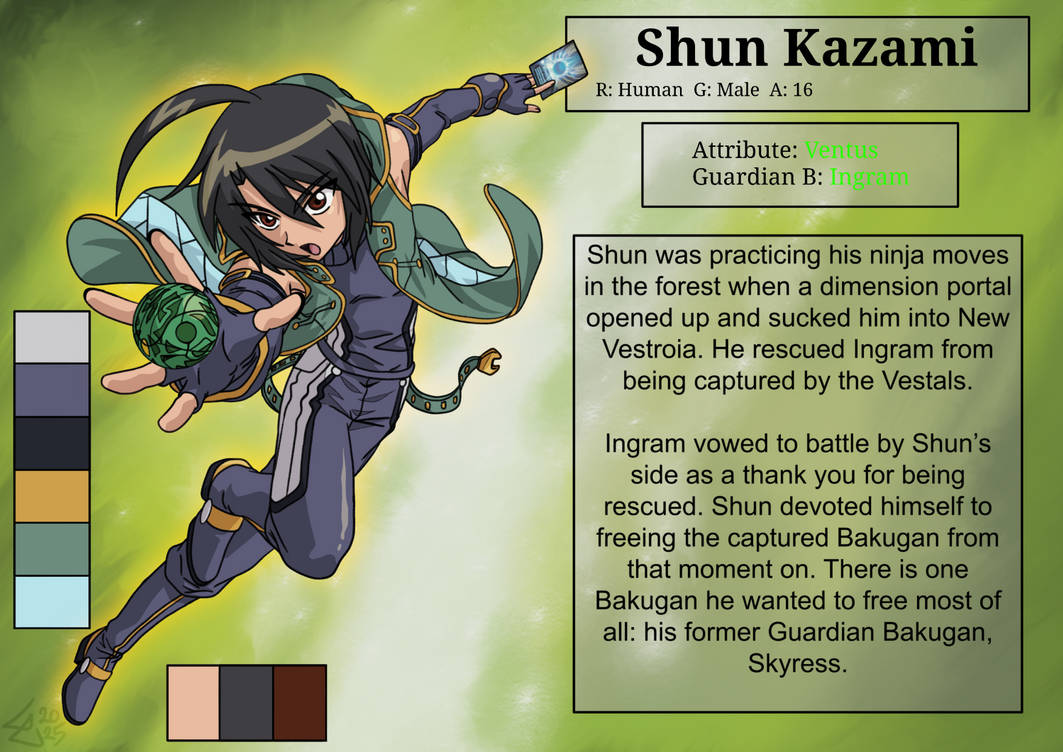 Deviantart Spectra48 Bakugan / Shun Kazami by Spectra48 on DeviantArt