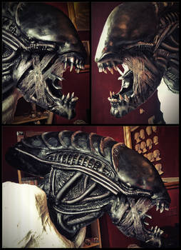 Alien life size statue WIP