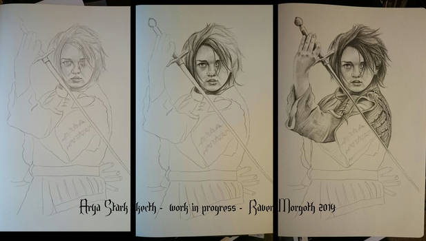 Game of Thrones character sketch book WIP III